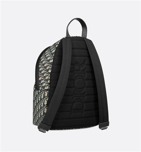 Zaino Rider Jacquard Dior Oblique nero 